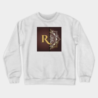 R – Mandala Monogram Crewneck Sweatshirt